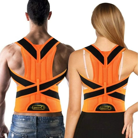 Back Brace Posture Corrector for Women and Men, Shoulder Straightener, Adjustable Full Back Support, Upper and Lower Back Pain Relief for Upper and Lower Back, Lumbar, Neck, Shoulder Pain