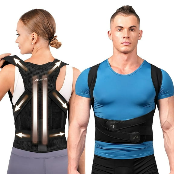Back Brace and Posture Corrector for Women and Men, Back Straightener Posture Corrector, Scoliosis and Hunchback Correction, Back Pain, Spine Corrector, Support, Adjustable Posture Trainer
