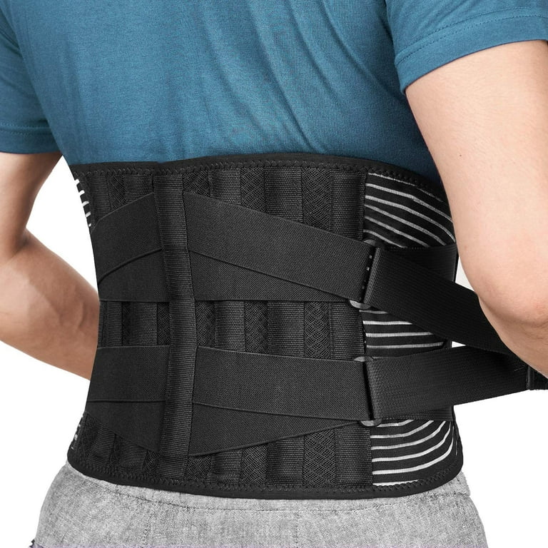 Back Brace for Men and Women Lower Back, Lumbar Support Belt Relieve Lower  Back Pain with 8 Reinforce Bones,Scoliosis, Sciatica,Herniated Disc,Back
