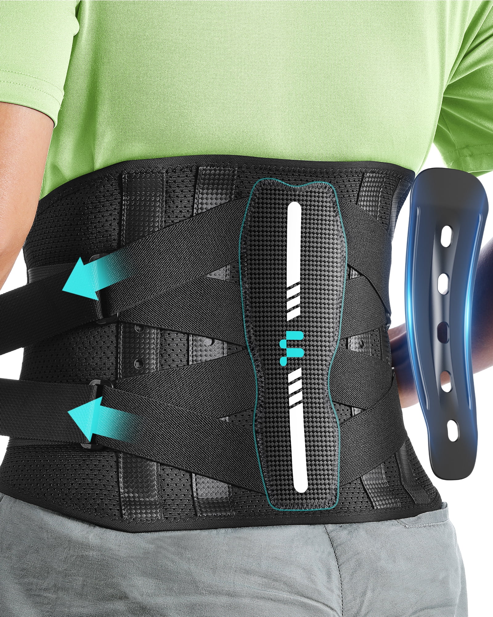Fitomo Back Brace for Pain Relief, Work, Heavy Lifting, Sciatica, Herniated Disc