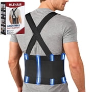 Back Brace for Lower Back Pain Back Support Brace Relief with 4 Stays, Breathable Back Support Belt for Heavy Lifting Work, XL
