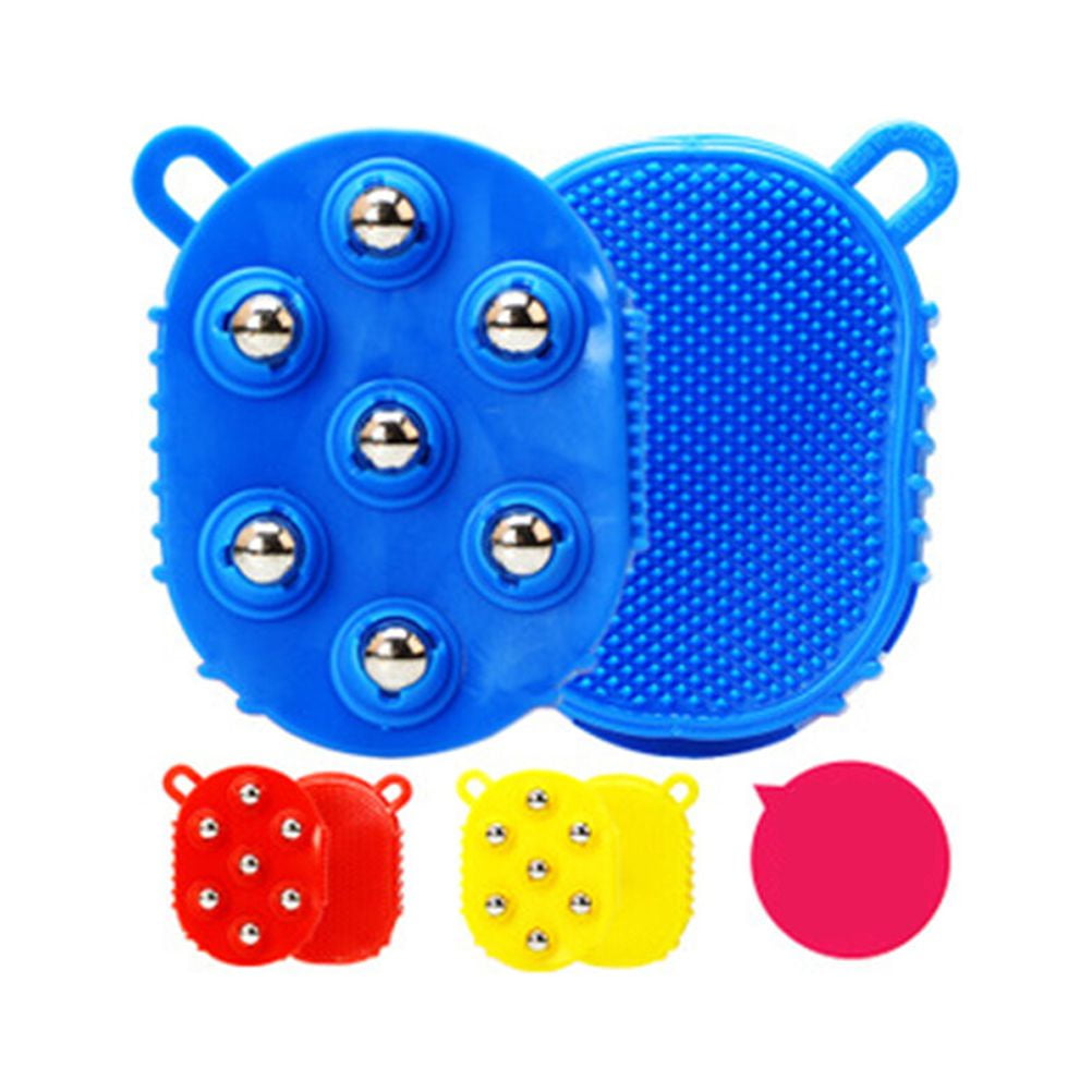 Back Brush Body Cellulite Massager Exfoliating Exfoliator Glove Scalp