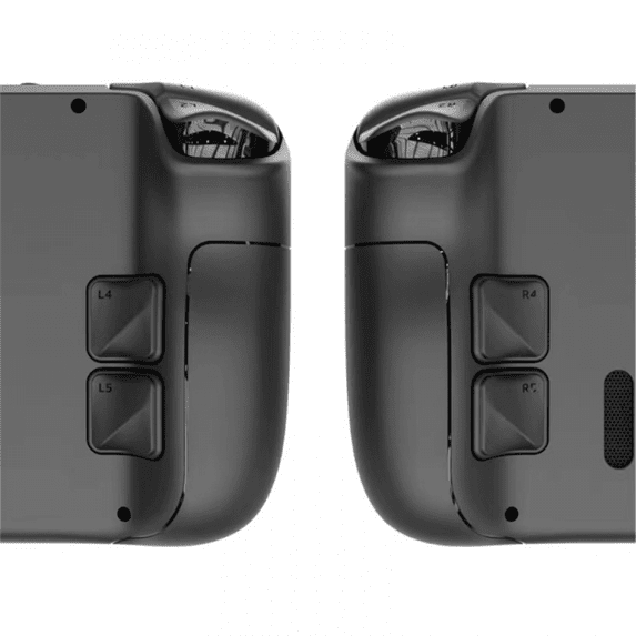 Back Button Enhancement Set for Steam Deck, Non-Skidding Pads Handle Grip for Steam Deck, Grip Backs Button Accessory-Black