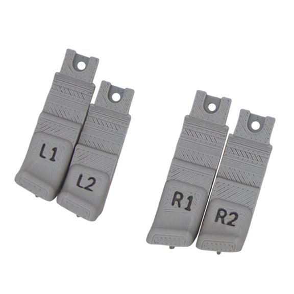 Back Button Set for RG406V RG405V RG40XXV, Textured Shoulder Controls for Handheld Game Console Repair