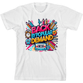 thumbnail image 1 of Back By Popular Demand Back To School Adult White Crew Neck Short Sleeve Tee-Small, 1 of 4