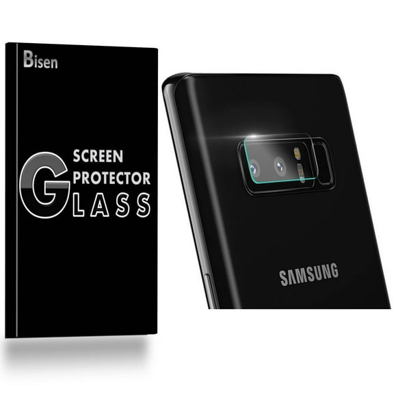 Back Camera of Samsung Galaxy NOTE 8  //note8 / Galaxy Note8 (2017) [3-Pack BISEN] Screen Protector Tempered Glass, 9H Hardness, Anti-Scratch, Anti-Shock, Bubble Free, Shatterproof