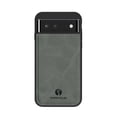 thumbnail image 1 of Back Case Compatible with Google Pixel 6, Classic Anti-Scratch PU Leather Shockproof Protective Thin Fit Skin Friendly Phone Case Cover Designed for Google Pixel 6, Gray, 1 of 9
