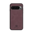 thumbnail image 1 of Back Case Compatible with Google Pixel 9a, Classic Anti-Scratch PU Leather Shockproof Protective Thin Fit Skin Friendly Phone Case Cover Designed for Google Pixel 9a, Winered, 1 of 8