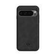 thumbnail image 1 of Back Case Compatible with Google Pixel 9a, Classic Anti-Scratch PU Leather Shockproof Protective Thin Fit Skin Friendly Phone Case Cover Designed for Google Pixel 9a, Black, 1 of 8