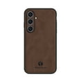 thumbnail image 1 of Back Case Compatible with Samsung Galaxy S25, Classic Anti-Scratch PU Leather Shockproof Protective Thin Fit Skin Friendly Phone Case Cover Designed for Samsung Galaxy S25, Brown, 1 of 9