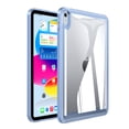 thumbnail image 1 of Back Case for iPad mini 5/mini 4, Slim Clear Transparent Back Cover with Shockproof Acrylic Back + Soft TPU Bumper Frame Anti-Fingerprint Lightweight for iPad mini 5/mini 4, Blue, 1 of 6