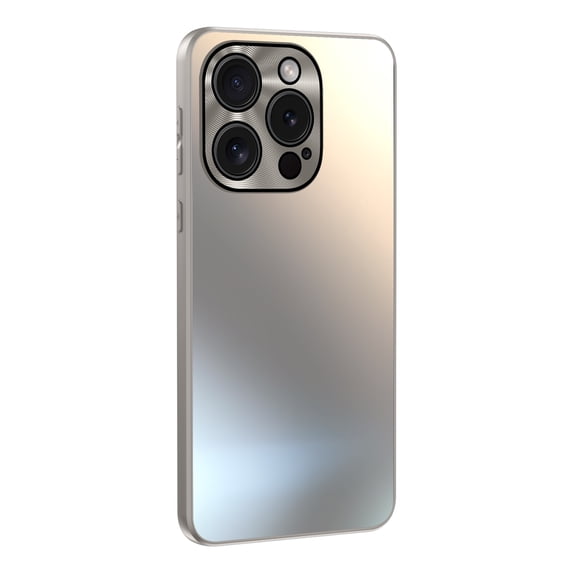 Back Case for iPhone 16, PC + TPU Material, Luxury Frosted Drop Protective Ultra Slim Shockproof Lightweight Anti-Scratch Men Women Anti-Fingerprint Cover for iPhone 16, Titaniumgray