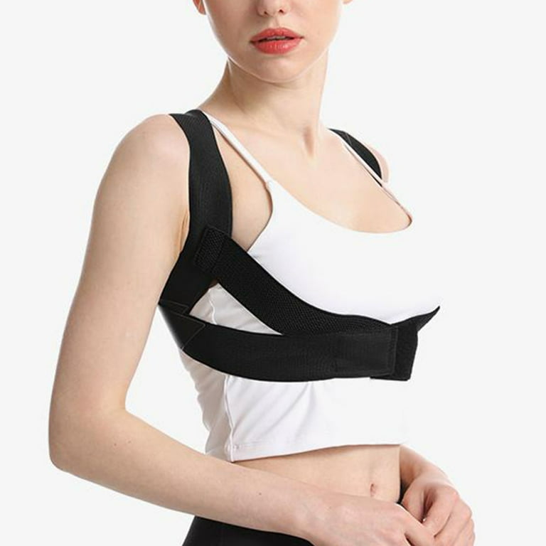 Back Corrector Invisible Pose Correction Belt for male Adult Child and Female Back Opening Shoulder Beauty Device Size Small Black