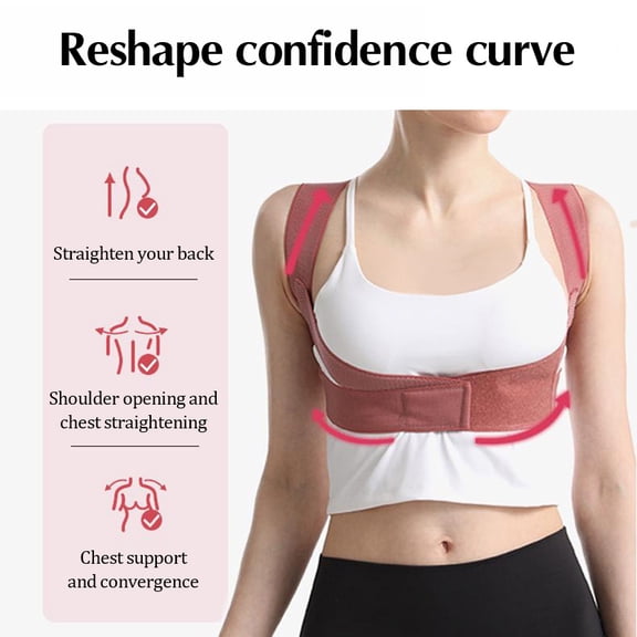 Back Corrector Invisible Pose Correction Belt For Male, Adult, Child, And Female Back Opening Shoulder Beauty Device