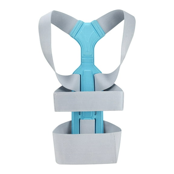 Back Corrector for Spine Alignment and Posture Support with Adjustable Traction Straps and Mesh Design