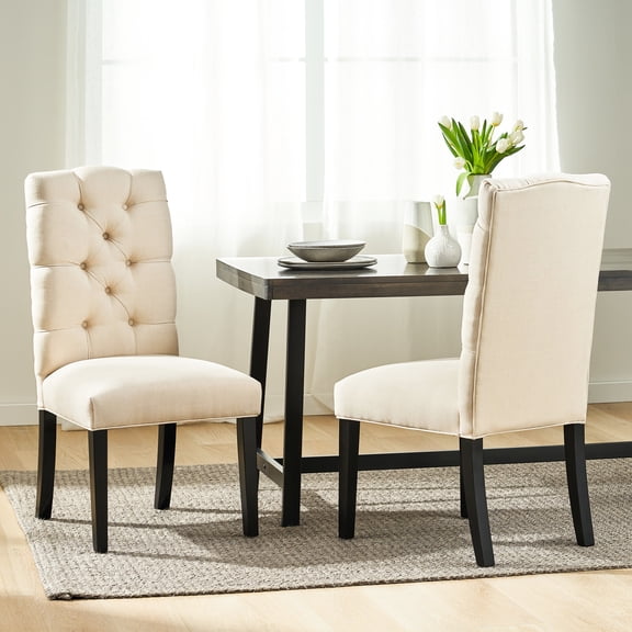 Back Dining Chair Pair - Modern Design For Home Decoration, 42"x24.5"x21.41 2 Stylish Interior, 42" H X 24.5" W 21.41" D