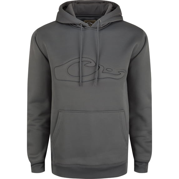 Drake Waterfowl Back Eddy Embossed Hoodie