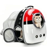 Back Expandable Cat Carrier Backpack, Backpack for Cats Kitten Small Puppy, Airline Approved Cat Bubble Backpack, Space Capsule Astronaut Carrier