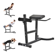 Back Extension Bench with 6-Level Adjustable Design; Hyperextension Machine for Glutes and Hamstrings; Heavy-Duty Roman Chair for Home Gym Fitness