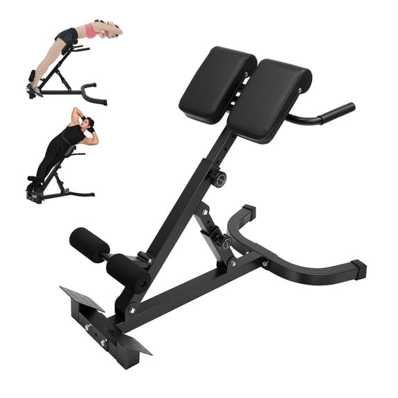 Back Extension Machine Roman Chair, Angle & Height Adjustable Roman ...