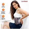 Back Heating Pad With Vibration Massage For Lower Back Pain Relief Usb