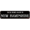 thumbnail image 1 of Back Home Again in New Hampshire Metal Sign New Hampshire State Metal Tin Sign State Town Metal Wall Art City Souvenir Antique Wall Decor Art for Bar Garage Boy's Room Man Cave 4"x16", 1 of 4
