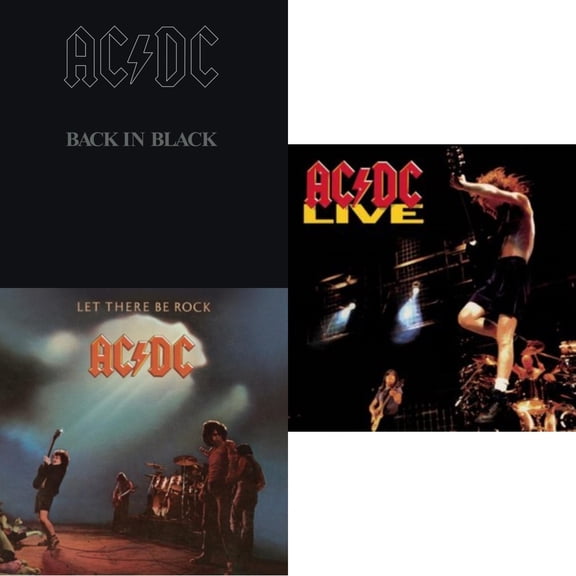 Back In Black & Let There Be Rock & Live [CD Bundle]