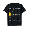thumbnail image 1 of Back In My Day We Had Nine Planets - Space & Pluto Astronomy T-Shirt, 1 of 5
