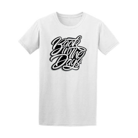 Back In The Days Graffiti Street Men T-Shirt - Image by Shutterstock, Male XX-Large