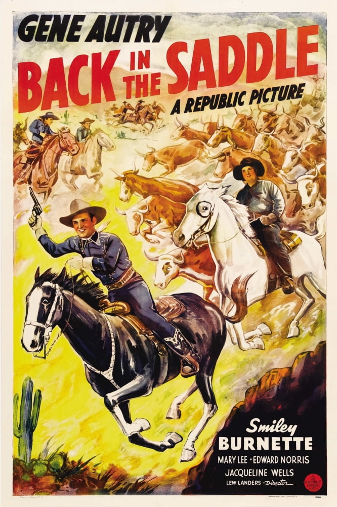 Back In The Saddle Canvas Art -  (24 x 36)