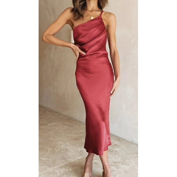 Back Lace Up Slim Fit Dress