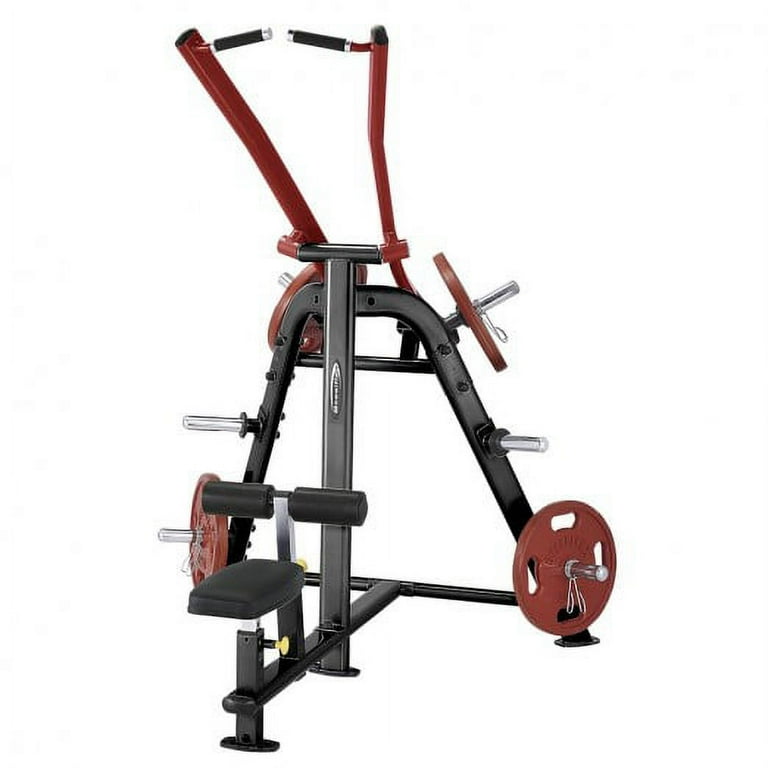 Back Lat Pull Down Machine Plate Loaded Commercial Gym Quality by SteelFlex