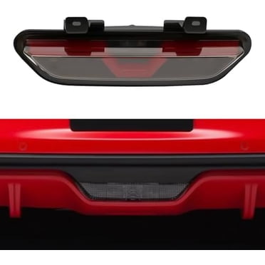 Smoked Rear Side Marker Lights W/Red LED – For 2015+ Ford Mustang (Pair)