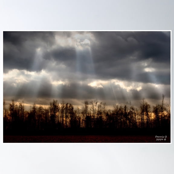 Back Light Poster Wall Art, Modern Wall Decor, 8x12 UNFRAMED