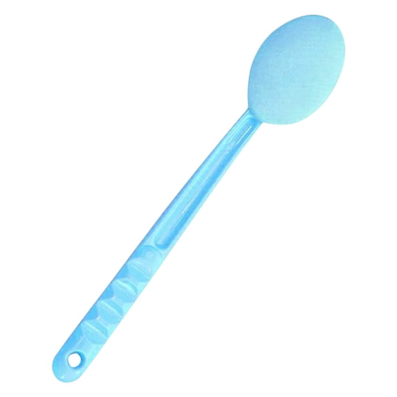 Back Lotion Applicator,Back Lotion Applicator with Long Handle,Replacement Pads for Self-Tanning,Sunscreen,Cream,Moisturizer,Easy Reach Body Lotion Applicator for Back, Feet,6.69 inch(Blue)