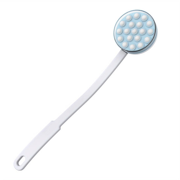 Back Lotion Applicator And Massager Long Handheld Self-Handheld Easy Reach For Sunscreen, Cream, Shower Gel On Back, Legs And Feet, Long Shower Bath Brush, Easily Roll