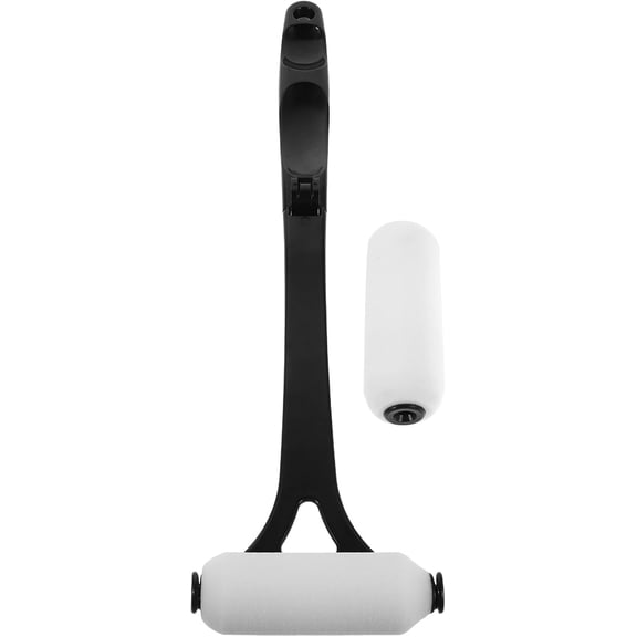 Back Lotion Applicator Roller Foldable Handle with 2 Replacement Wheels for Sunscreen Moisturizer