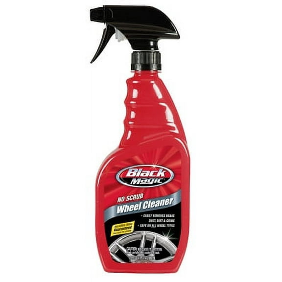 Back Magic 23 OZ No Scrub Wheel Cleaner Easily Removes Brake Dust Dirt, Each