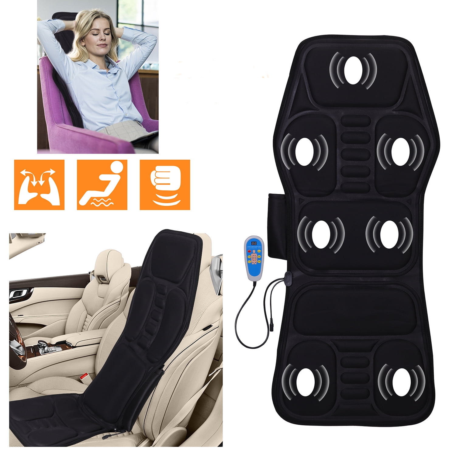 Vibrating Cushions Back