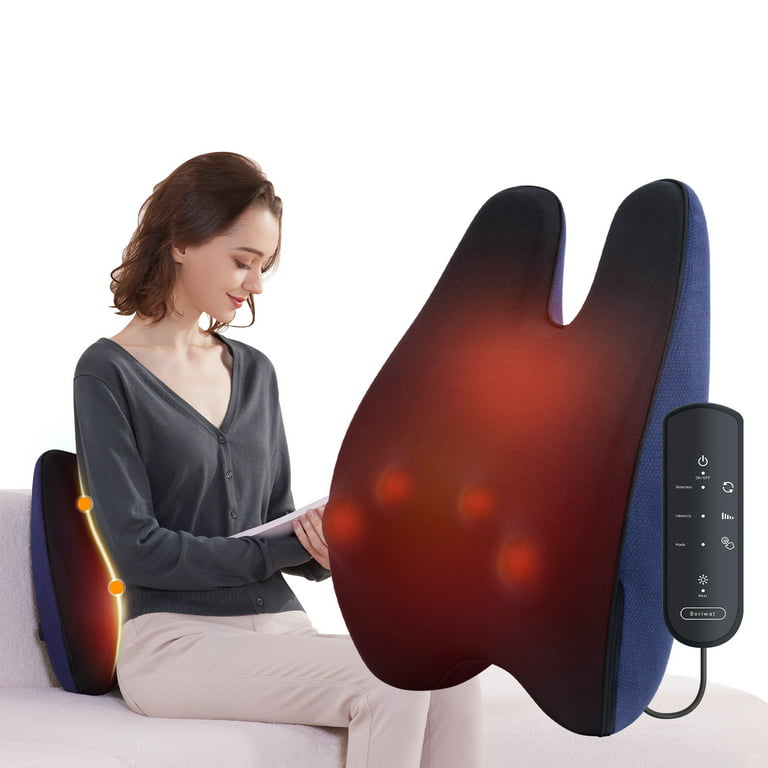 Neck Back Massager, Shiatsu Neck Shoulder Massager with Heat, Electric Neck  Massager Pillow 3D Kneading for Neck, Shoulder, Lower Back, Foot, Leg  Muscles Pain Relief Relax in Car Office and Home