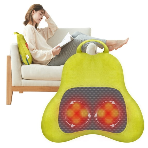Back Massager with Heating Function, Shiatsu Back and Neck Massager, Electric Shoulder Massager, Kneading Massager Back, Relieve Back Pain, Neck Pain, Back, Neck, Leg Massage Pillow