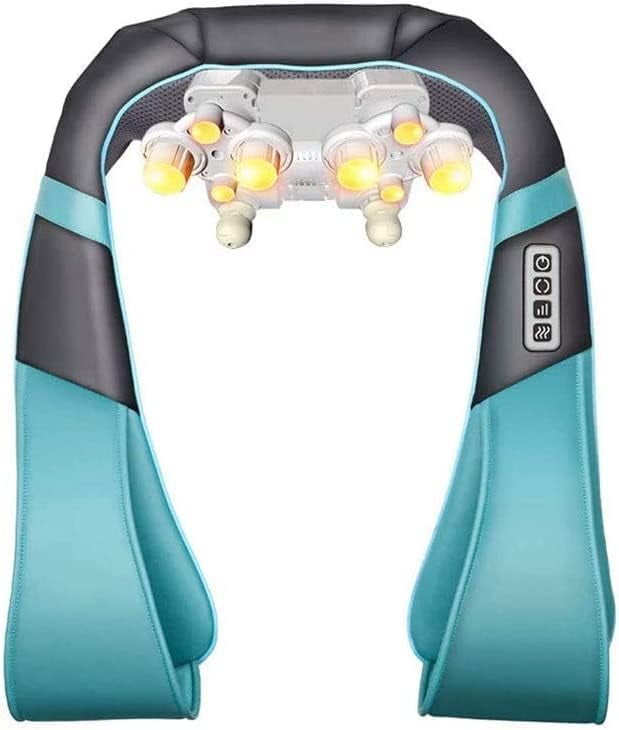 Back Massager, Shiatsu Back Neck Massager with Heat, Electric Shoulder Massager, Kneading Massage Pillow for Neck, Back, Shoulder, Foot, Leg