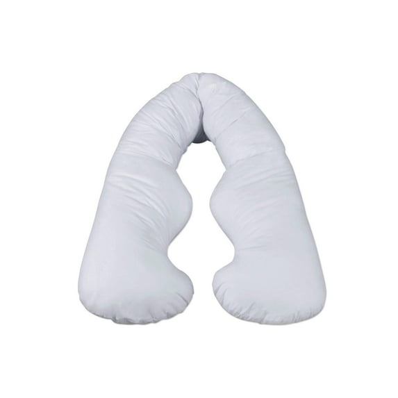 Leachco Gray Sateen Body Pillow, 16.25" x 116.25"