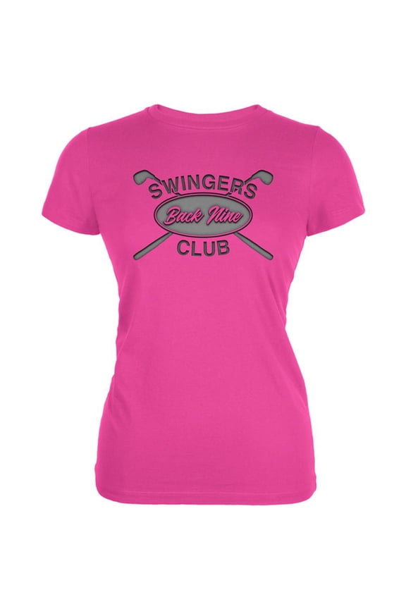 Back Nine Swingers Club Juniors Soft T Shirt