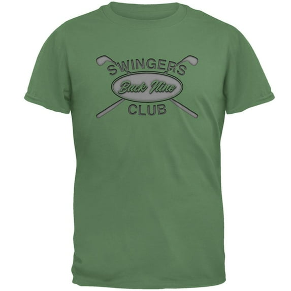 Back Nine Swingers Club Mens T Shirt Turf MD