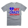 thumbnail image 1 of Back OFF I Have A Crazy Boyfriend Shirt Funny Girlfriend Boyfriend Shirts Girlfriend Gift Tee (4X-Large Grey), 1 of 6