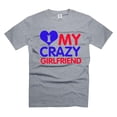 thumbnail image 1 of Back OFF I Have A Crazy Boyfriend Shirt Funny Girlfriend Boyfriend Shirts Girlfriend Gift Tee (X-Large Grey), 1 of 6