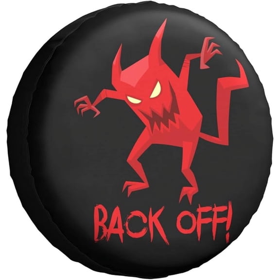 Back Off Spare Tire Cover Wheel Protector for Truck SUV Trailer Camping Rv Tire Covers