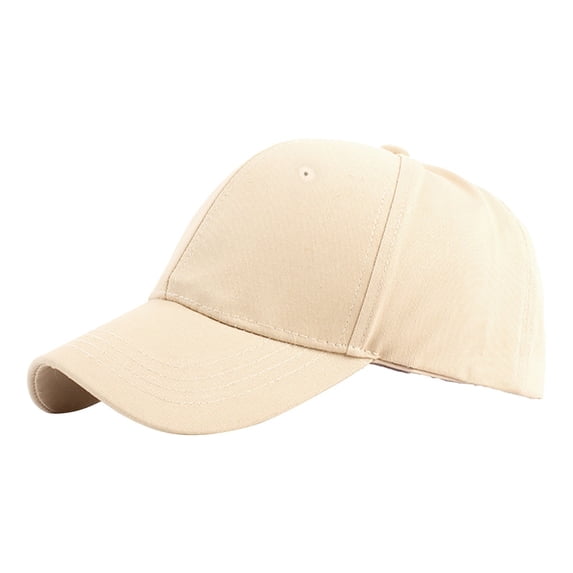 Back Opening Baseball Cap for Women Adjustable Size Hats