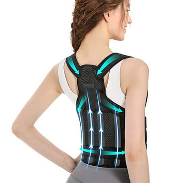 Back Orthopedic Straps Posture Corrector for Men and Women Fully Adjustable Spinal Brace Comfortable and Effective Upper Back Brace for Neck Shoulder Pain Relieve